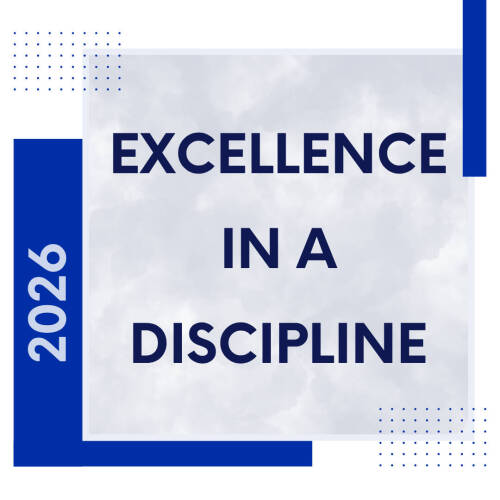 Excellence in a Discipline 2026 Illustration